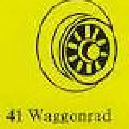 Train Wagon Wheels in Red