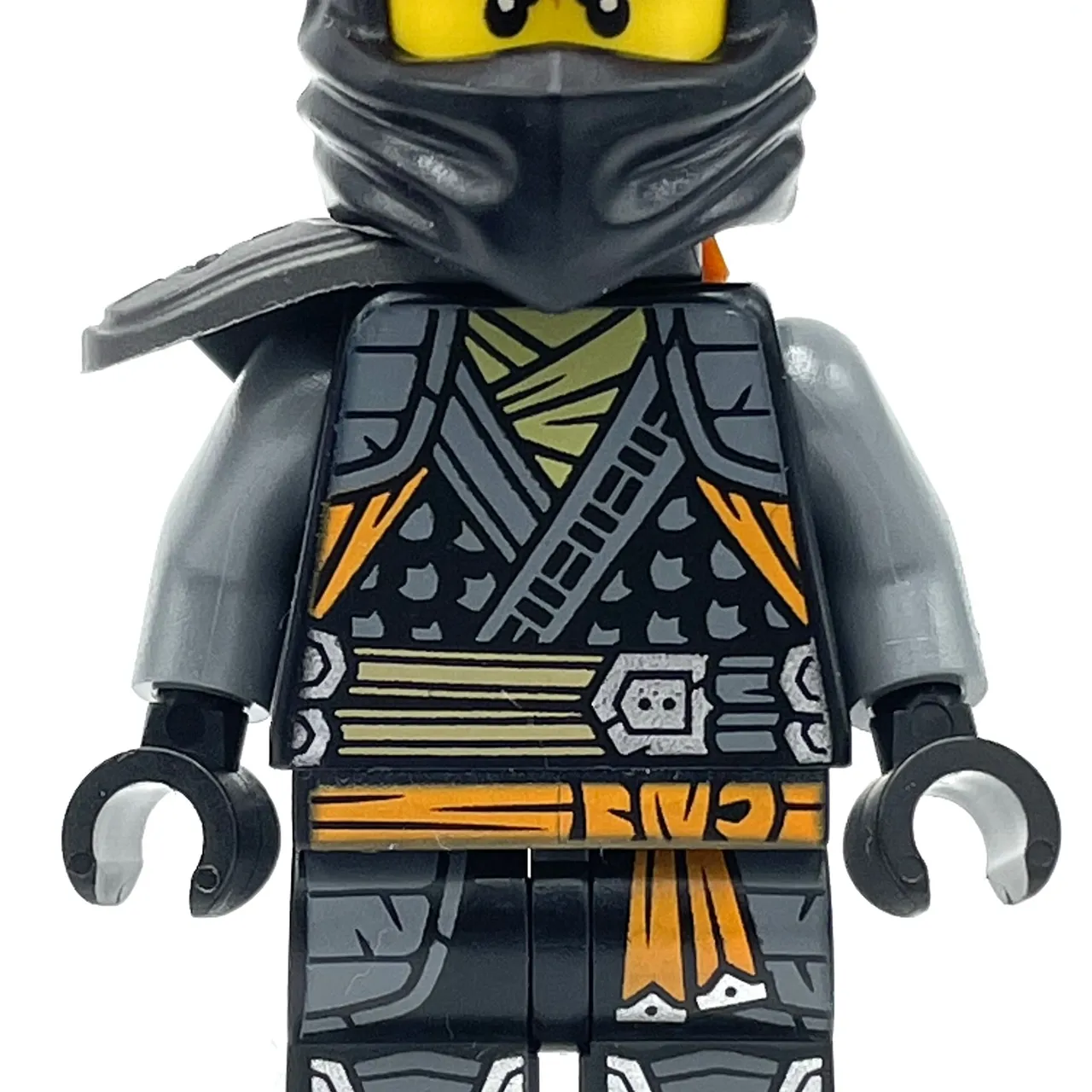 Cole, Crystalized Robes, Pearl Dark Gray Shoulder Guard