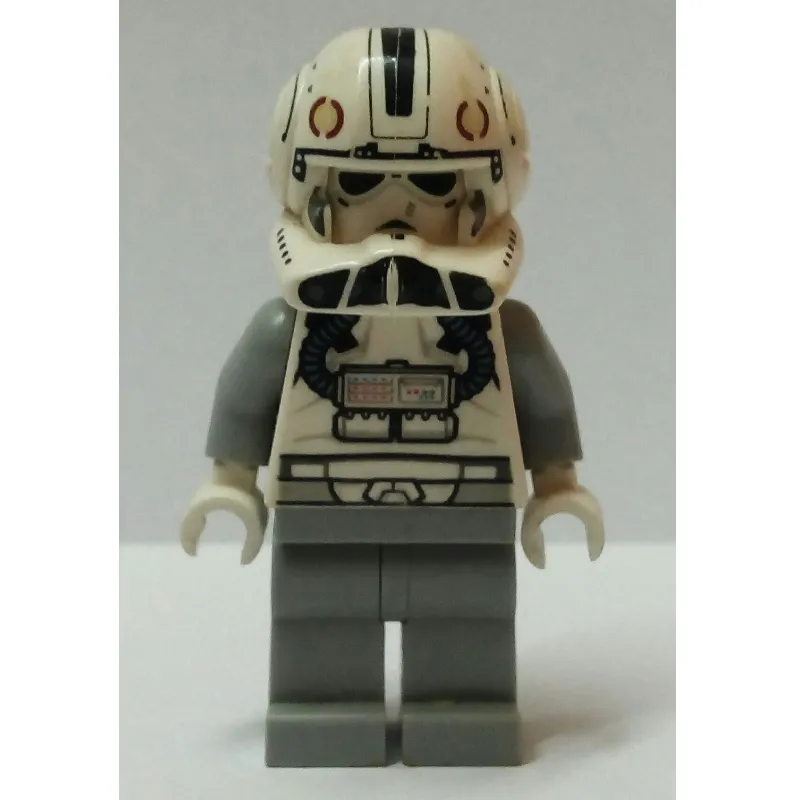 Imperial Pilot V-wing with White Printed Head