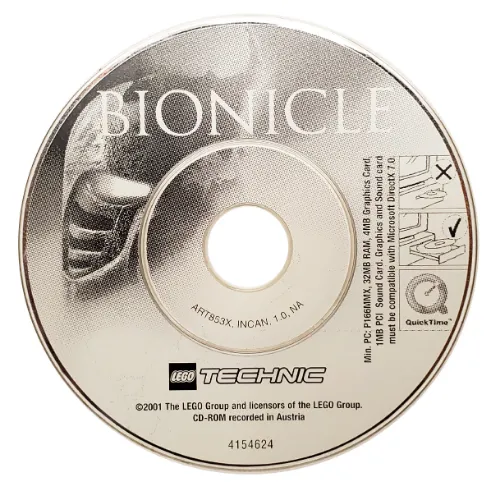 CD-Rom, Bionicle [For 2001 Figure Canisters]