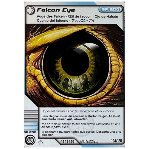 Trading Card, Ninjago Deck #2: 104 - Falcon Eye - North American Version