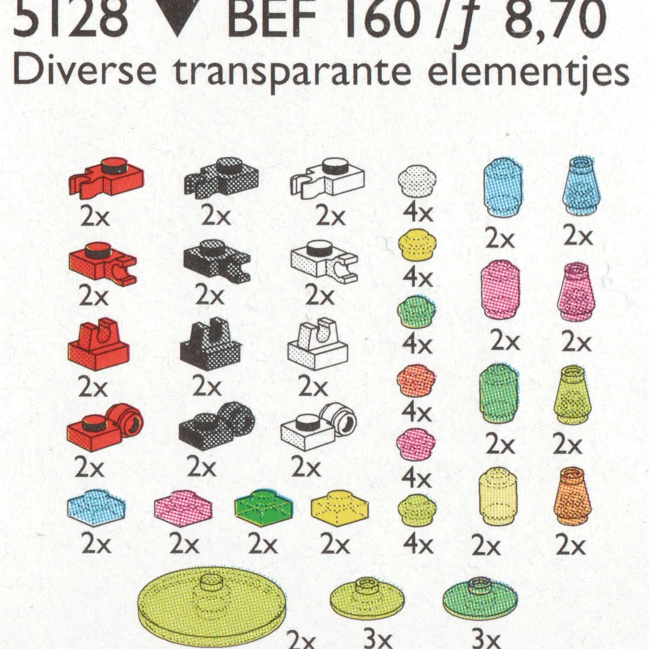 Transparent Plates, Bricks, Toolholders