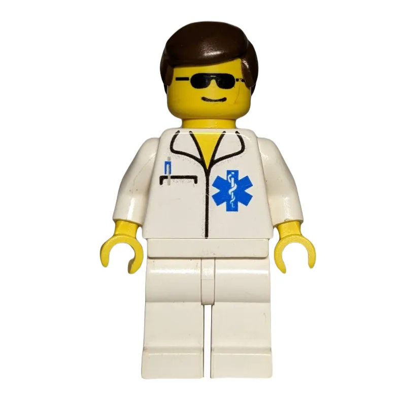 Doctor - White Torso and Legs, Brown Hair