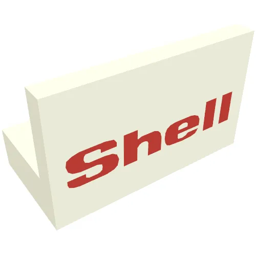 Panel 1 x 2 x 1 with 'Shell' Print