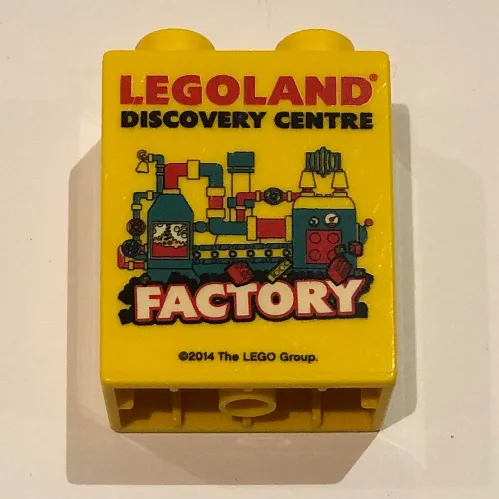 Duplo Brick 1 x 2 x 2, Legoland Discovery Centre Factory Print - 2014
