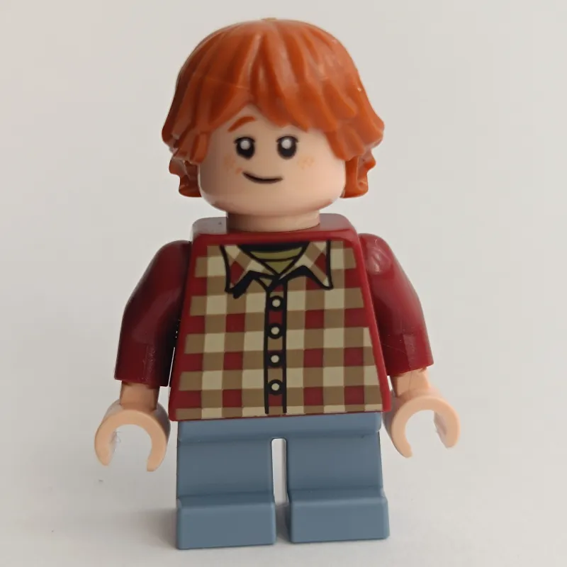 Ron Weasley, Dark Red Shirt, Sand Blue Short Legs