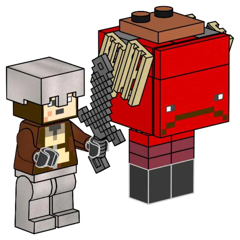 Nether Hero and Strider