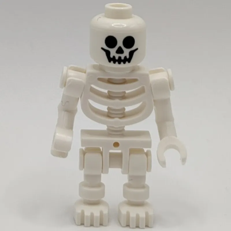 Skeleton, Standard Face, Bent Arms, One Vertical and One Horizontal Hand Clips, 78132 Torso