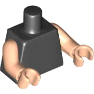 Torso, Light Nougat Arms and Hands [Plain]