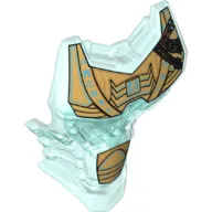 Large Figure Torso Cover with Gold Armour Print