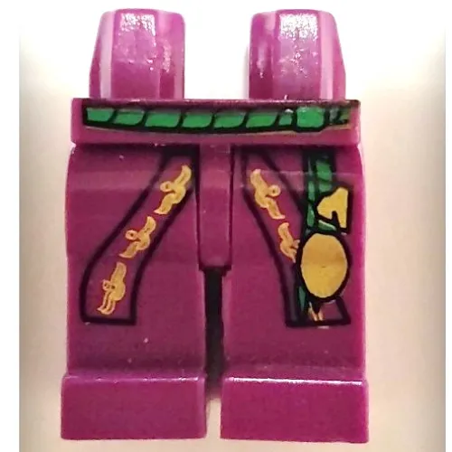 Hips and Light Purple Legs with Dumbledore Robe and Belt Print