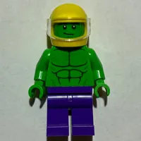 Hulk, Minifig, Yellow Helmet
