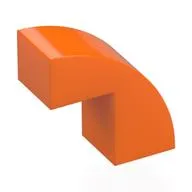Brick Curved 1 x 2 x 1 2/3 with 1 Cutout