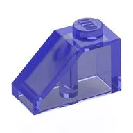 Brick Sloped 45° 2 x 1 with Bottom Pin