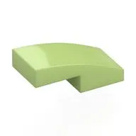 Brick Curved 2 x 1 No Studs [1/2 Bow]