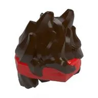 Hair Spiked with Red Headband Pattern