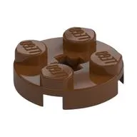 Plate Round 2 x 2 with Axle Hole Type 1 (+ Opening)