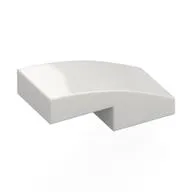Brick Curved 2 x 1 No Studs [1/2 Bow]