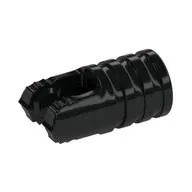Hinge Cylinder 1 x 2 Locking with 2 Click Fingers and Axle Hole, 7 Teeth