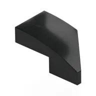 Brick Wedged, Curved 2 x 1 with Stud Notch Left