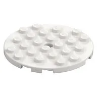 Plate Round 6 x 6 with Hole