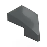 Brick Wedged, Curved 2 x 1 with Stud Notch Left