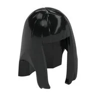 Hair Long Straight with Bangs - Hard Plastic
