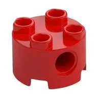 Brick Round 2 x 2, Pin Holes