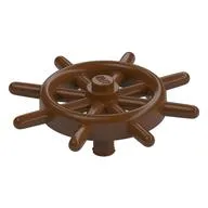 Boat / Ship Wheel / Helm with Slotted Pin