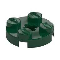 Plate Round 2 x 2 with Axle Hole Type 1 (+ Opening)