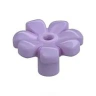 Plant, Flower, Minifig Accessory with 7 Thick Petals and Pin, Center Ring