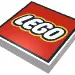 Tile 2 x 2 with LEGO Logo Type 2 Print