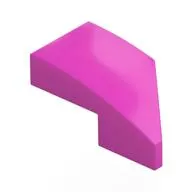 Brick Wedged, Curved 2 x 1 with Stud Notch Left