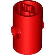 Brick Round 2 x 2 x 3 D. Tube with Axle Holes (Crossholes) at Each End, Pin Holes In Sides