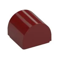 Brick Curved 1 x 1 x 2/3 Double Curved Top, No Studs