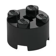 Brick Round 2 x 2 with Axle Hole