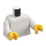 Torso 'LEGO STORE SHENZHEN' / LEGO Logo '2020 Shenzhen' Back Print, White Arms, Yellow Hands