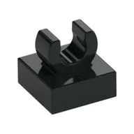Tile Special 1 x 1 with Clip with Rounded Edges