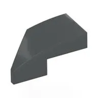 Brick Wedged, Curved 2 x 1 with Stud Notch Right