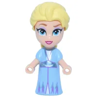 Elsa - Microdoll, Bright Light Blue Dress, Hair in Tail