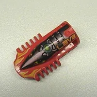 Technic Block 3 x 5 x 1 2/3 with RoboRider Lava Print