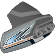 Large Figure Limb Cover, Size 5, Armor with Ball Joint Socket with 'STORMER 2.0' Print