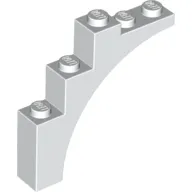 Brick Arch 1 x 5 x 4 [Continuous Bow, Raised Underside Cross Supports]