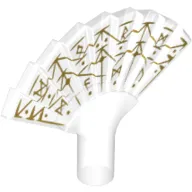 Equipment Hand Fan with Gold Markings Print