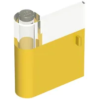 Door 1 x 3 x 3 Left with Window and Vertical Handle