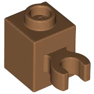Brick Special 1 x 1 with Clip Vertical [Open O Clip, Hollow Stud]