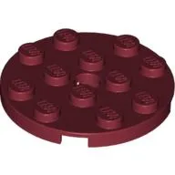 Plate Round 4 x 4 with Pin Hole