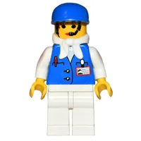 Assistant - Female, White Bandanna, Blue Cap