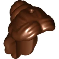 Hair Long with Parted Bangs, Curls, Bun, and Hole on Top