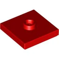 Plate Special 2 x 2 with Groove and Center Stud (Jumper)